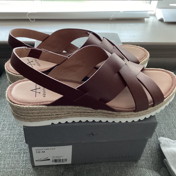 Aquatalia Amaya Water Repellent Slingback Espadrille Wedge Sandal, 10M=9.5,All Products : American Fashion Style Bags On Sale